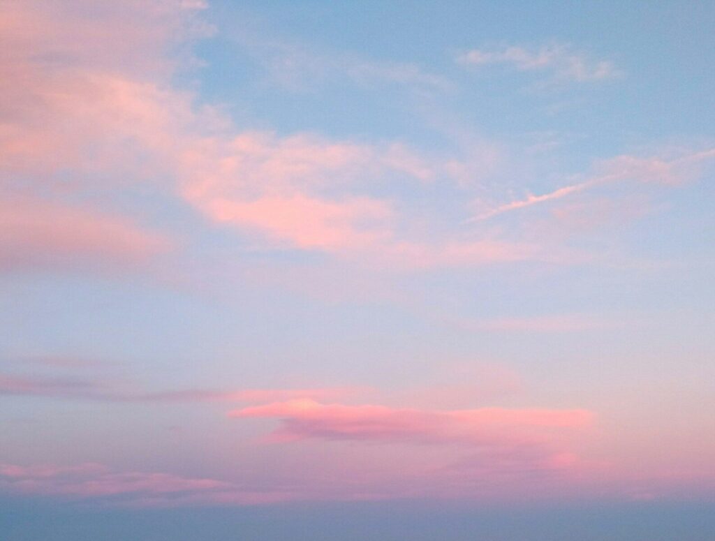 white clouds